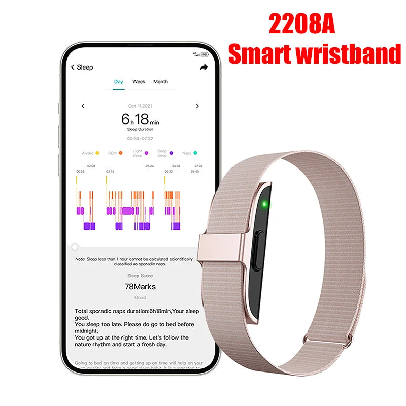 2208A Smart Bracelet Heart Rate Blood Pressure Monitor Pedometer Fitness Tracker for Men and Women - The Best Assortments 25