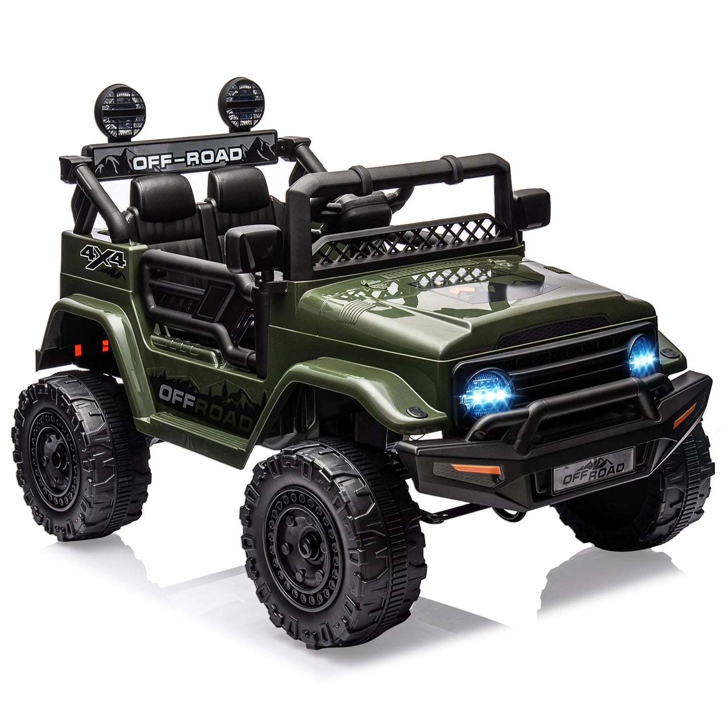12V Kids Ride On Truck With Remote And Bluetooth LED Lights - The Best Assortments 25