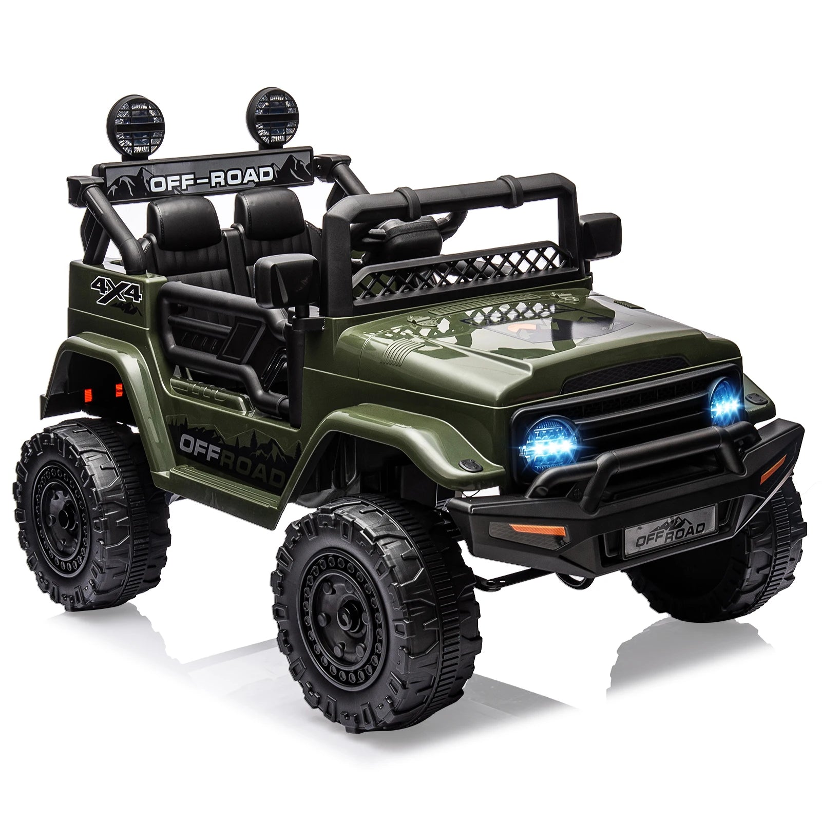12V Kids Ride On Truck With Remote And Bluetooth LED Lights - The Best Assortments 25