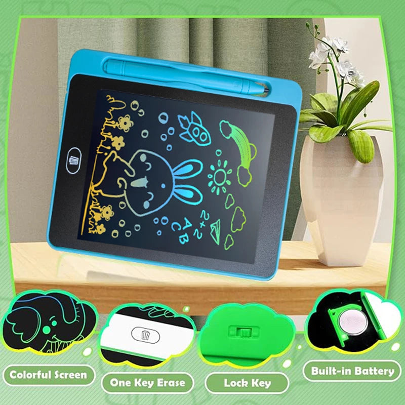 12 Pack LCD Writing Tablet for Kids 6.5 Inch Colorful Doodle Board Educational Drawing Tablet Toys for Children - The Best Assortments 25