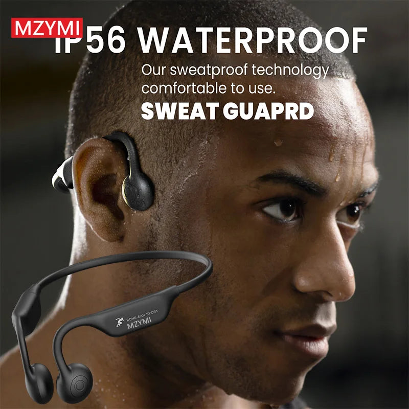 MZYMI A18 Bone Conduction Neckband Earphones IP56 Waterproof - The Best Assortments 25
