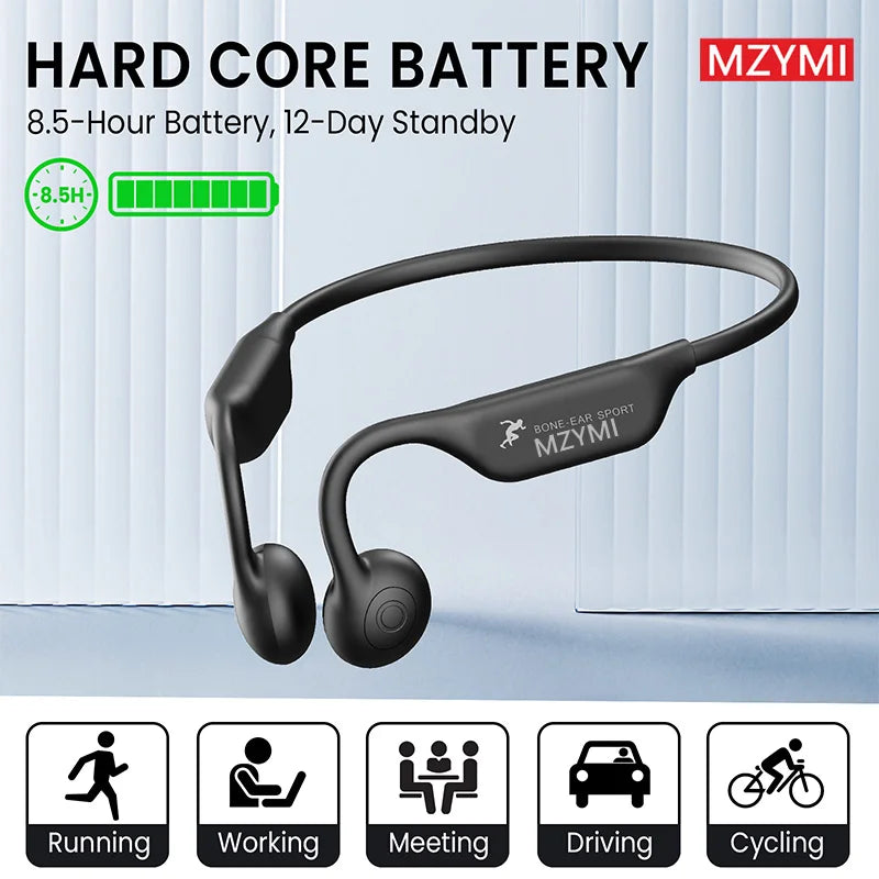 MZYMI A18 Bone Conduction Neckband Earphones IP56 Waterproof - The Best Assortments 25