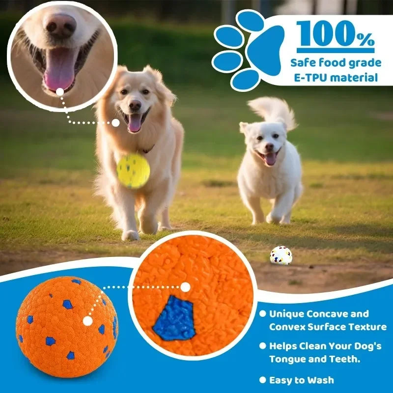Vibrant Dog Toy Balls 2 Pack Bouncy Tennis Balls Durable for Aggressive Chewers Fetch Game Balls for Medium to Large Dogs - The Best Assortments 25