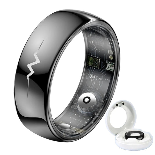 High End ECG Blood Oxygen Health Smart Ring Heart Rate Blood Pressure Sleep Monitor 5ATM Waterproof Multiple Sport Modes - The Best Assortments 25