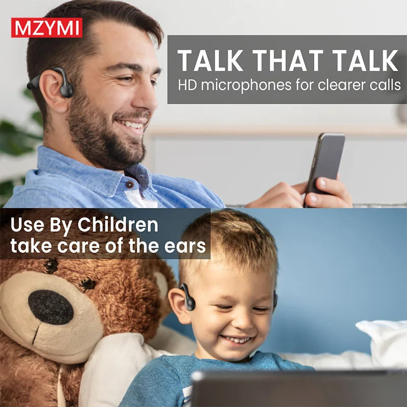 MZYMI A18 Bone Conduction Neckband Earphones IP56 Waterproof - The Best Assortments 25