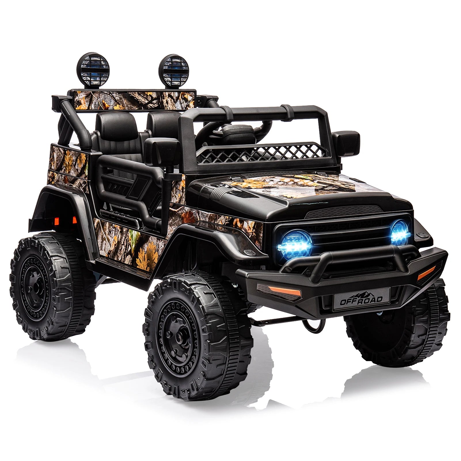 12V Kids Ride On Truck With Remote And Bluetooth LED Lights - The Best Assortments 25